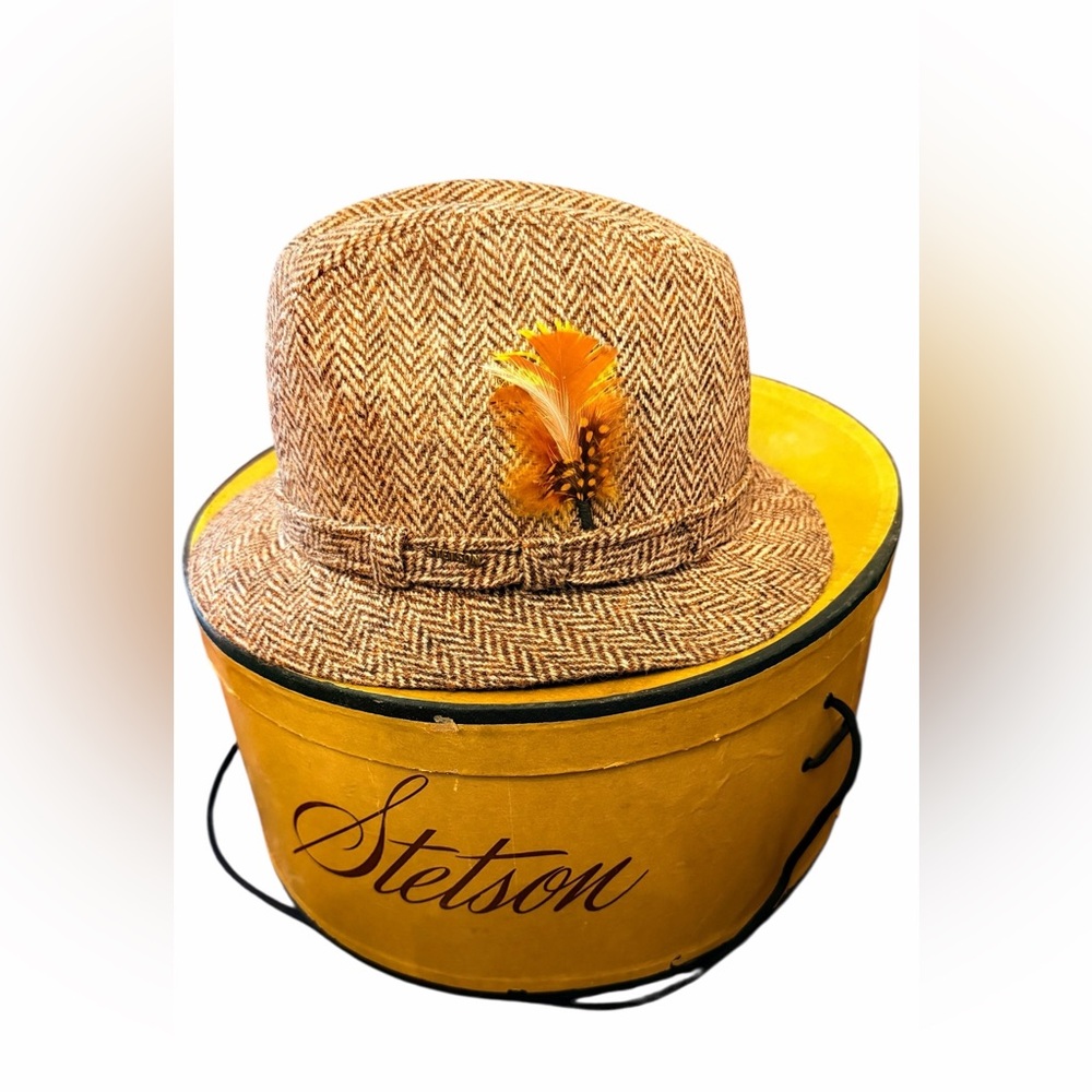 Stetson Tweed Fedora in Original Box